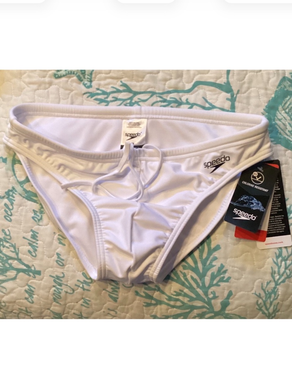 Speedo white, new with tags, size 34,